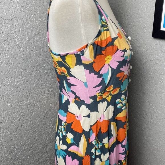 XIX PALMS northern lights anthem maxi dress floral XS hi lo hawaii - Picture 8 of 12